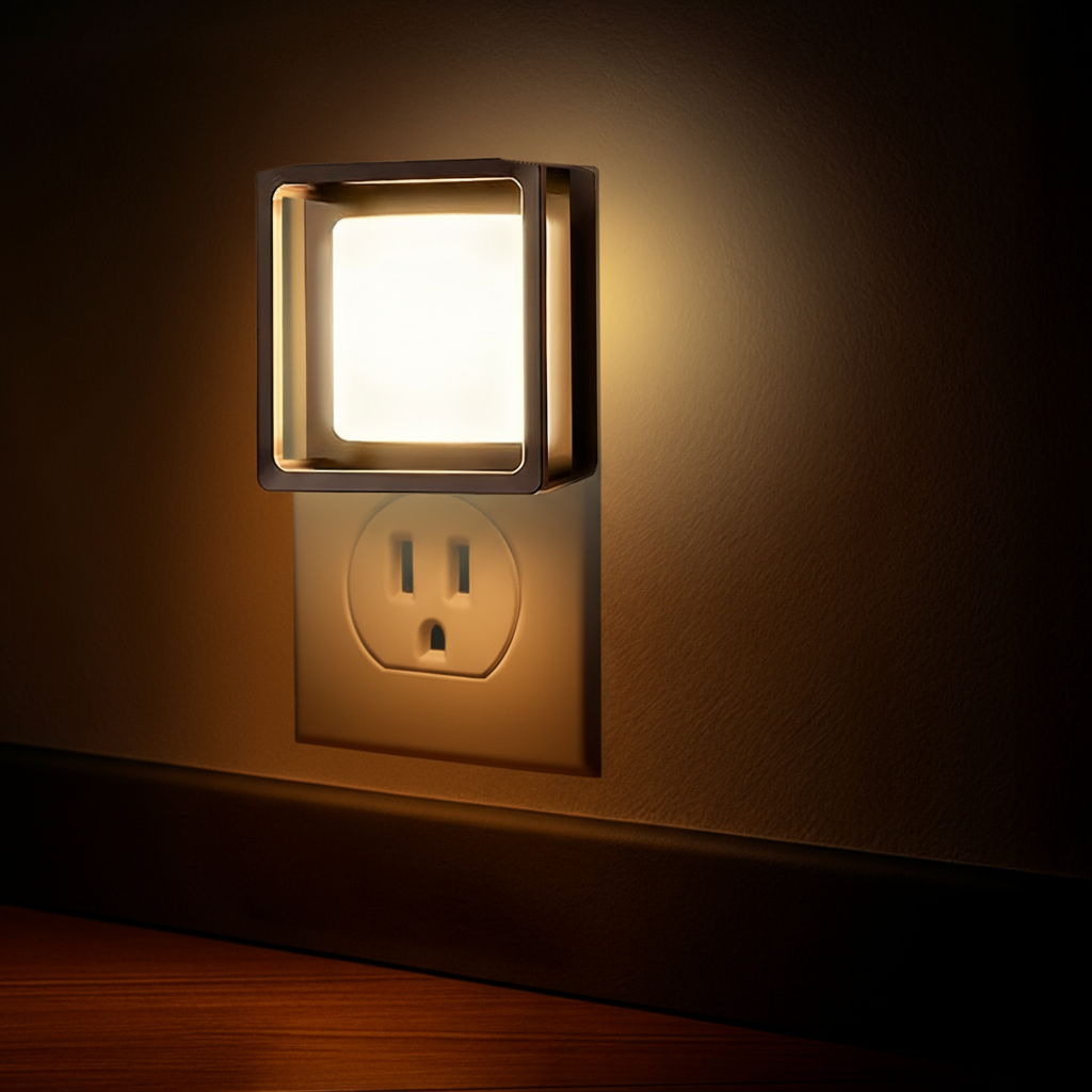 Lampara nocturna LED Vauli – Vista adicional – Disponible en NQLN Store Venezuela