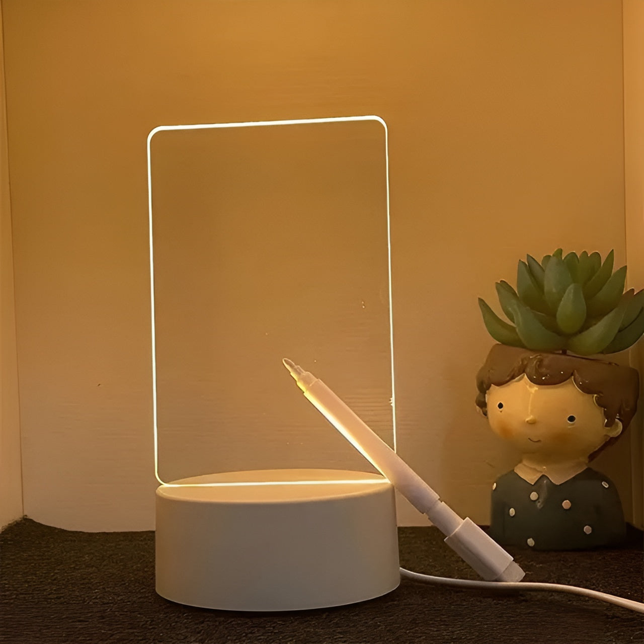 Tablero acrílico de escritura LED – Tienda online NQLN Store Venezuela