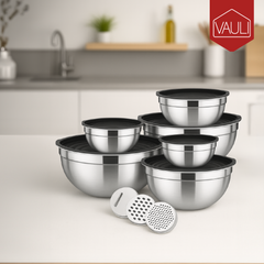 Set de bowls inoxidables VAULI (6 unidades)