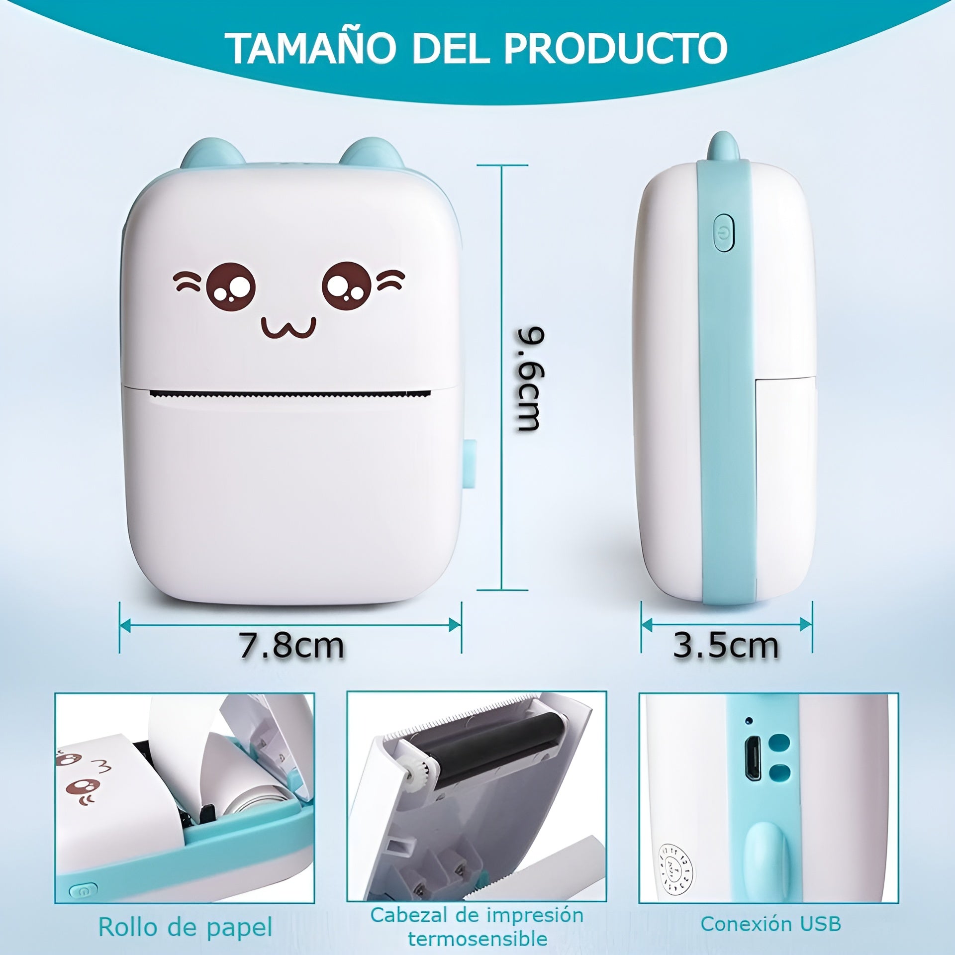 Mini impresora Portatil – Detalle y presentación – NQLN Store Venezuela