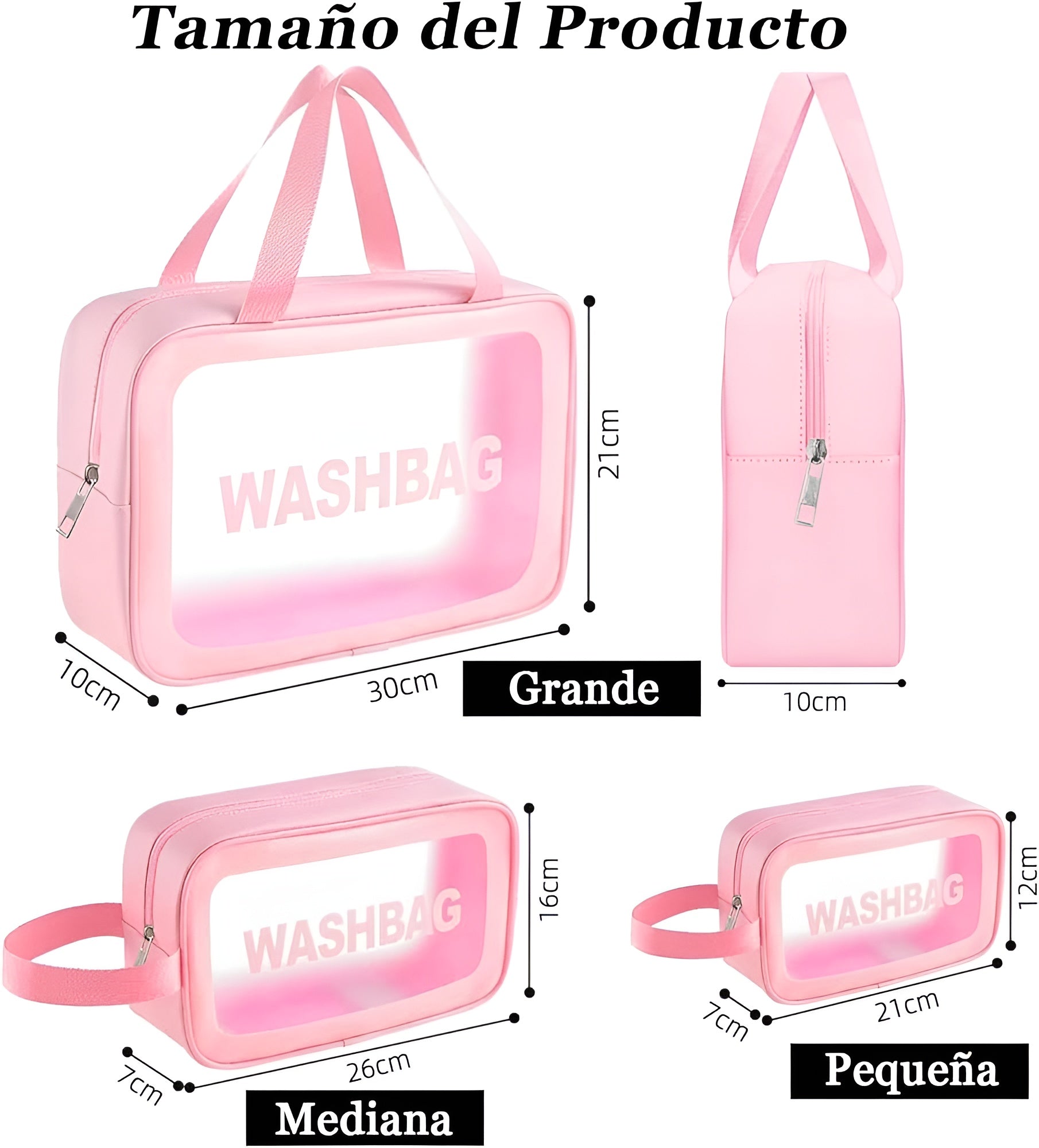 Organizador bolso de cosmeticos (Set de 3) – Disponible en Caracas y Margarita – NQLN Store