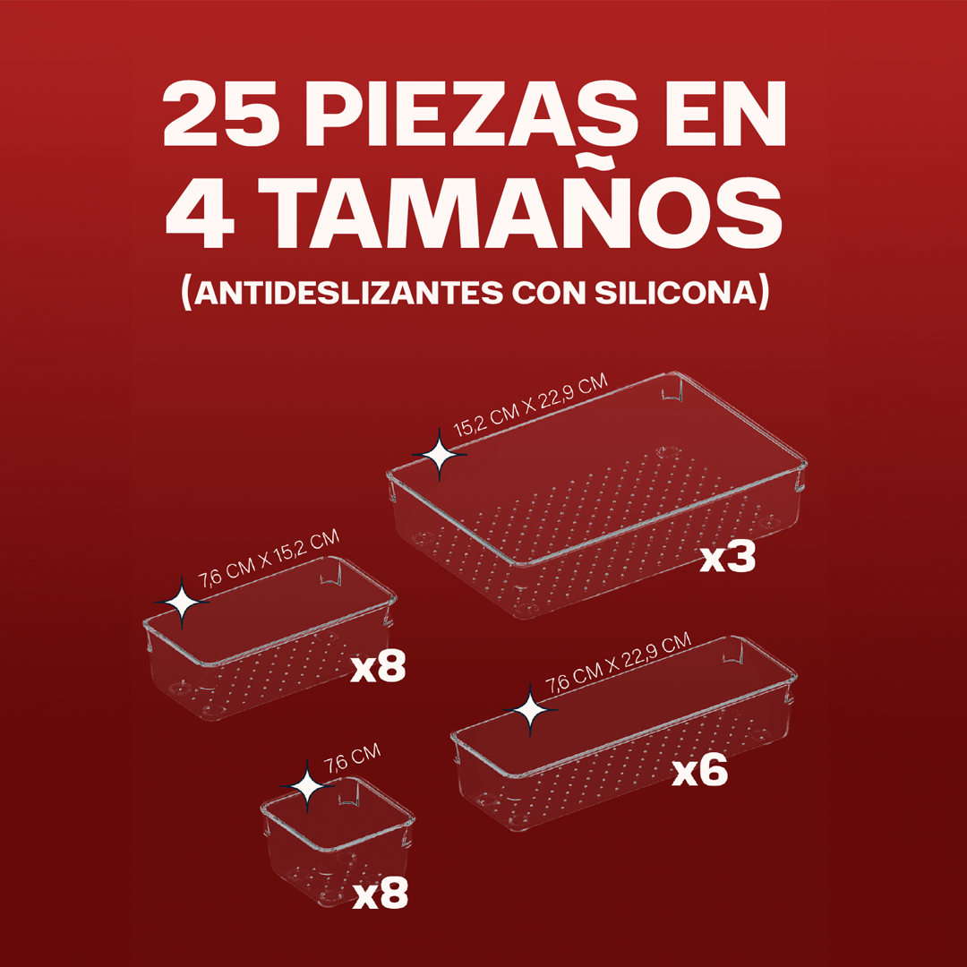 Organizadores de Gavetas (25 piezas) Vauli – Comprar en Caracas, Margarita y toda Venezuela – NQLN Store