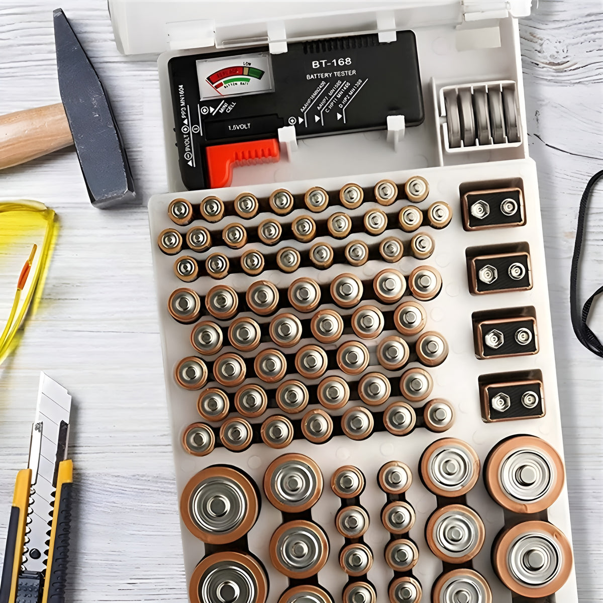 Organizador de baterías – NQLN Store Venezuela, tienda online con envío a todo el país