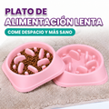 Plato de alimentacion lenta para perros