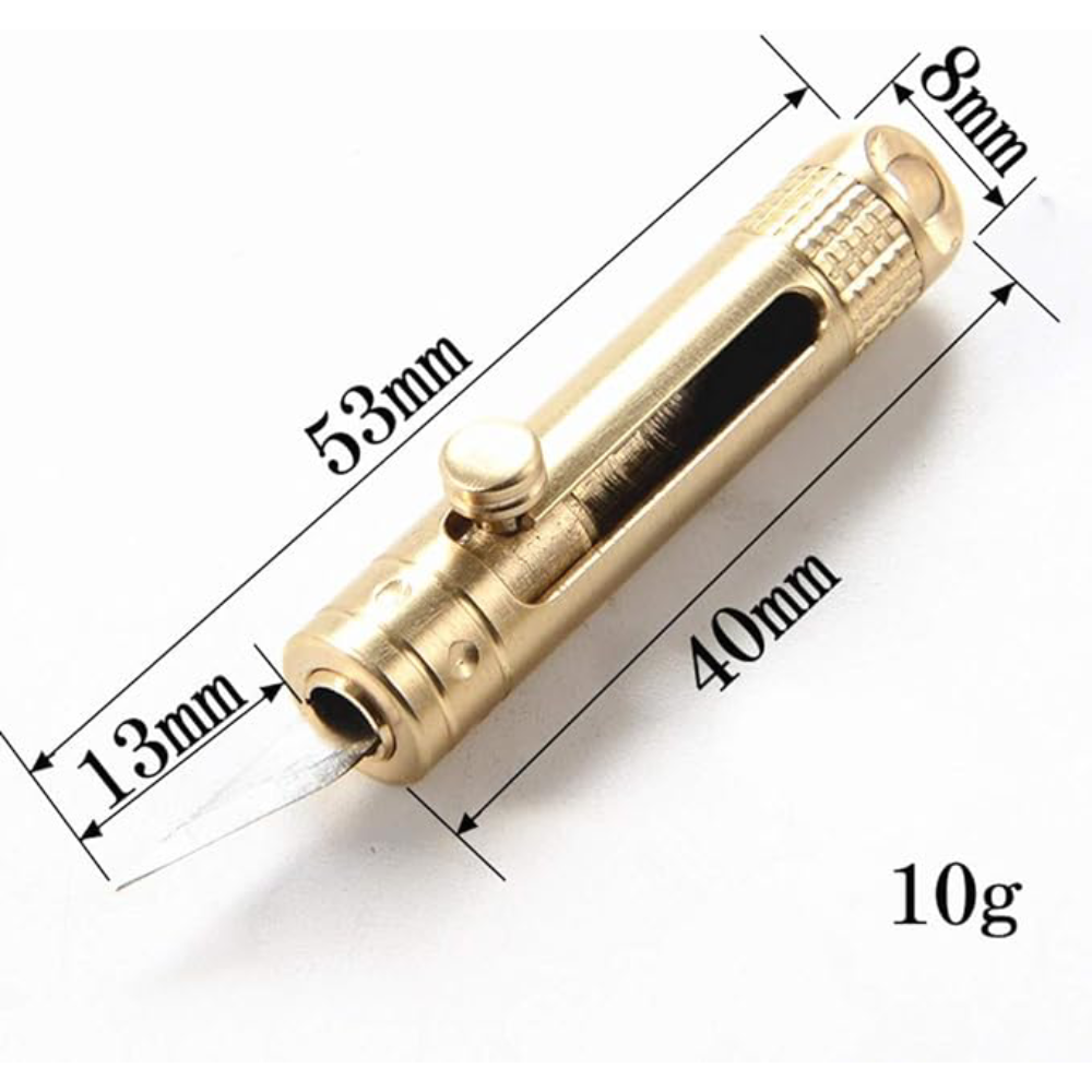 Mini cuchillo retractil de laton – Comprar en Caracas, Margarita y toda Venezuela – NQLN Store