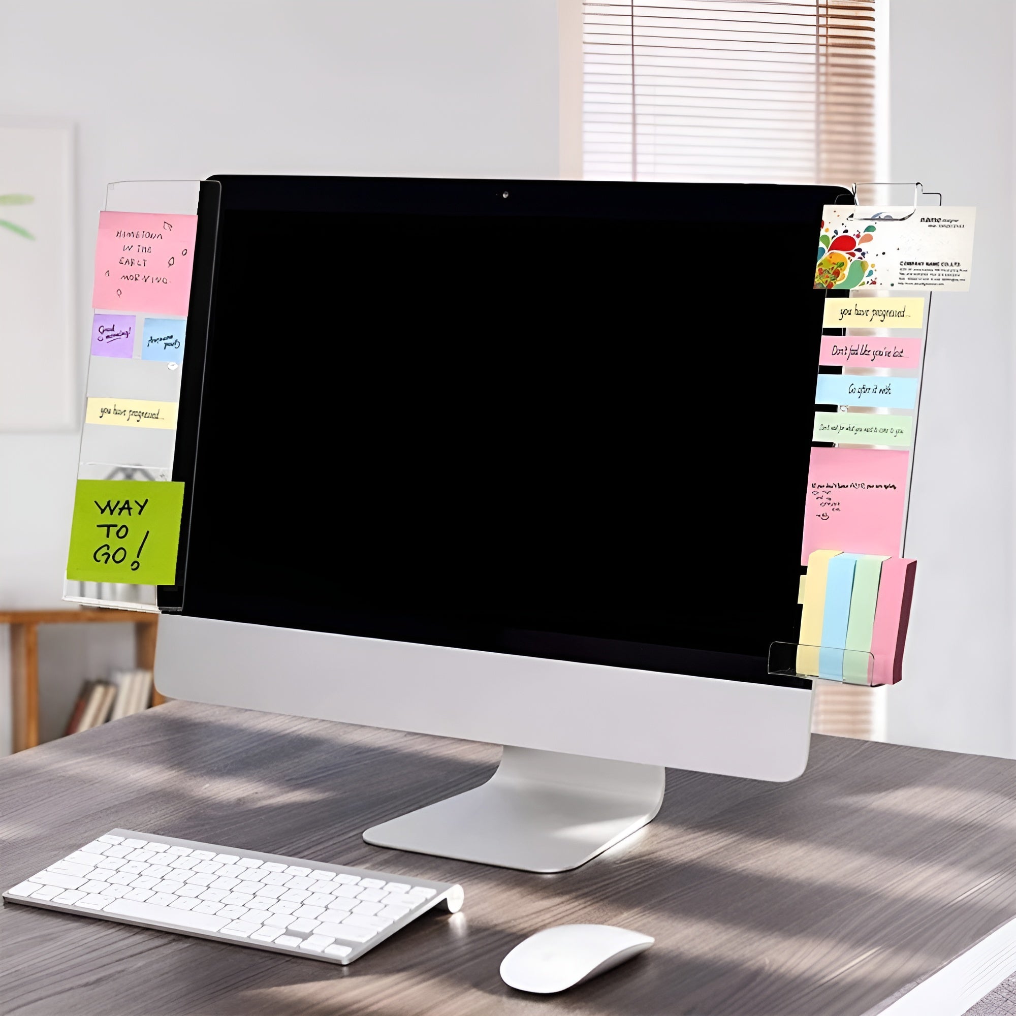 Tablero transparente de notas para monitor – Tienda online NQLN Store Venezuela