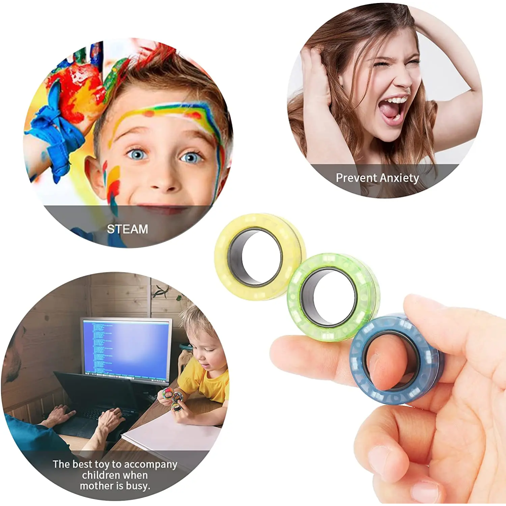 Anillos magneticos para ansiedad/TDHA – Envío a toda Venezuela – NQLN Store