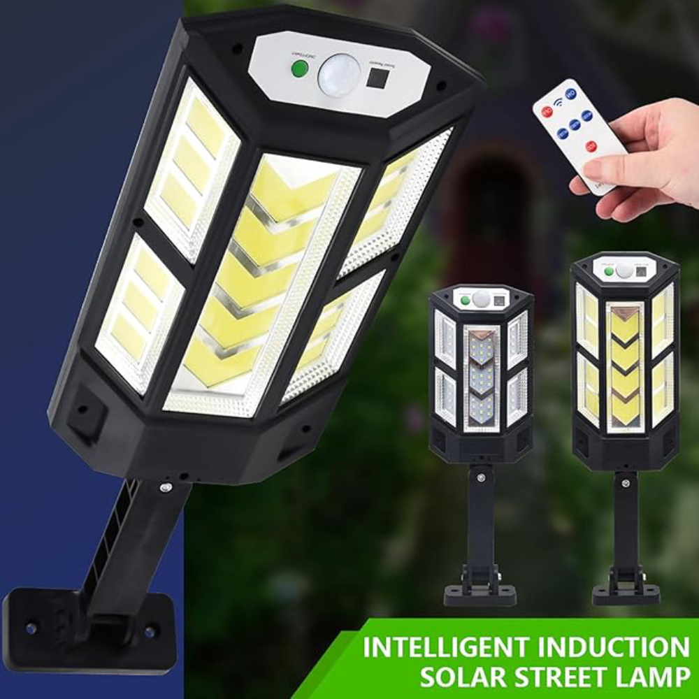 Lampara solar para exteriores – Vista de cerca del producto – NQLN Store