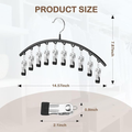 Ganchos con 10 clips – Vista de cerca del producto – NQLN Store