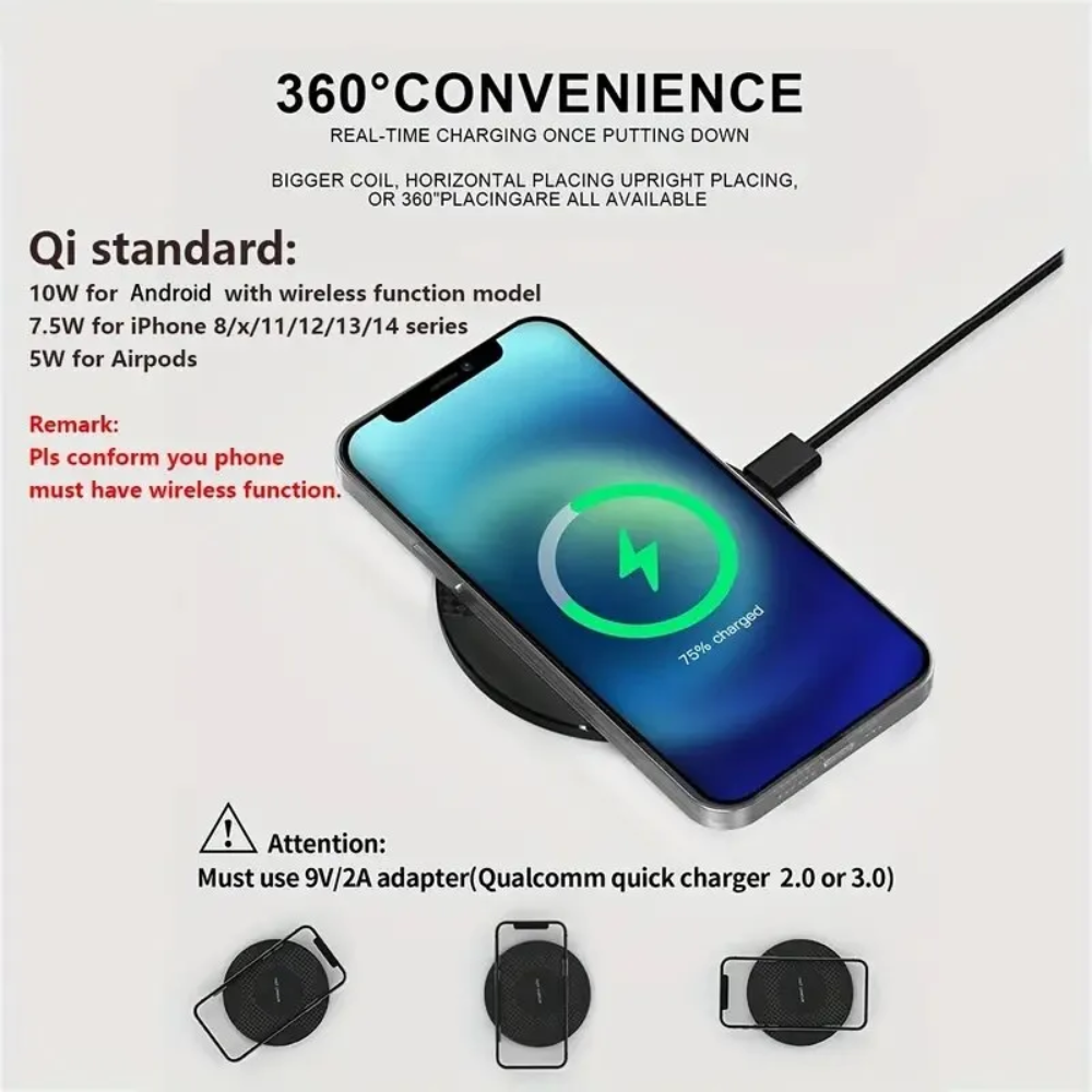 Cargador inalámbrico para Iphone – Tienda online NQLN Store Venezuela