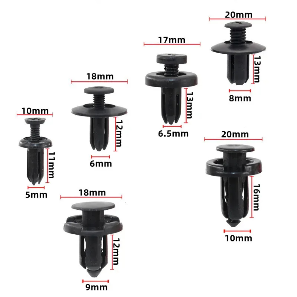 Tornillos de sujecion automatico para carroceria de carro (6 tipos de tamaños) – Envío a toda Venezuela – NQLN Store