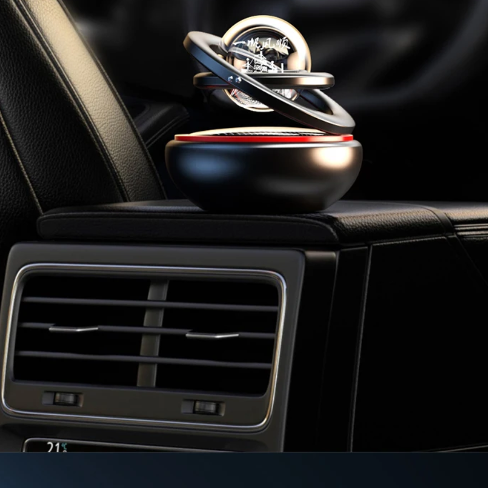 Difusor giratorio de Aromaterapia para Automovil – Vista de cerca del producto – NQLN Store