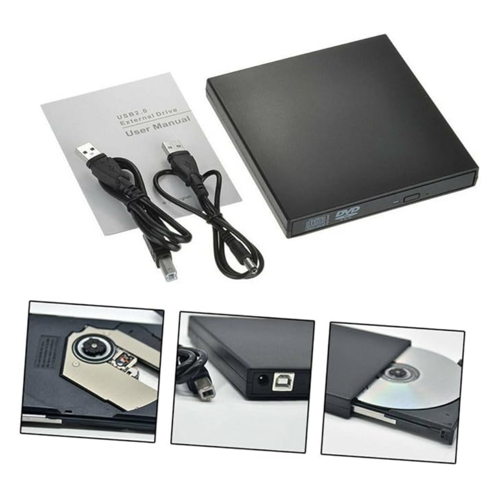 Unidad externa de CD portátil – Detalle y presentación – NQLN Store Venezuela