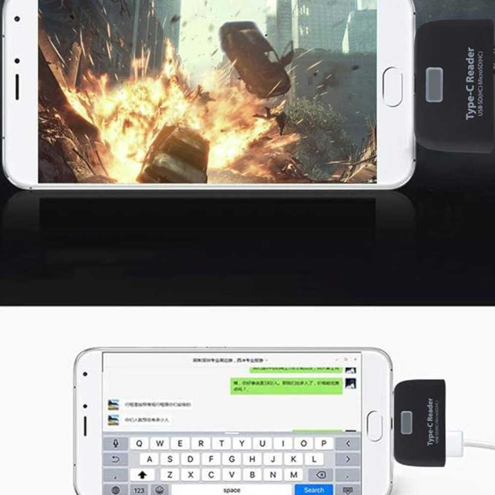 USB Lector de Tarjetas – Vista de cerca del producto – NQLN Store