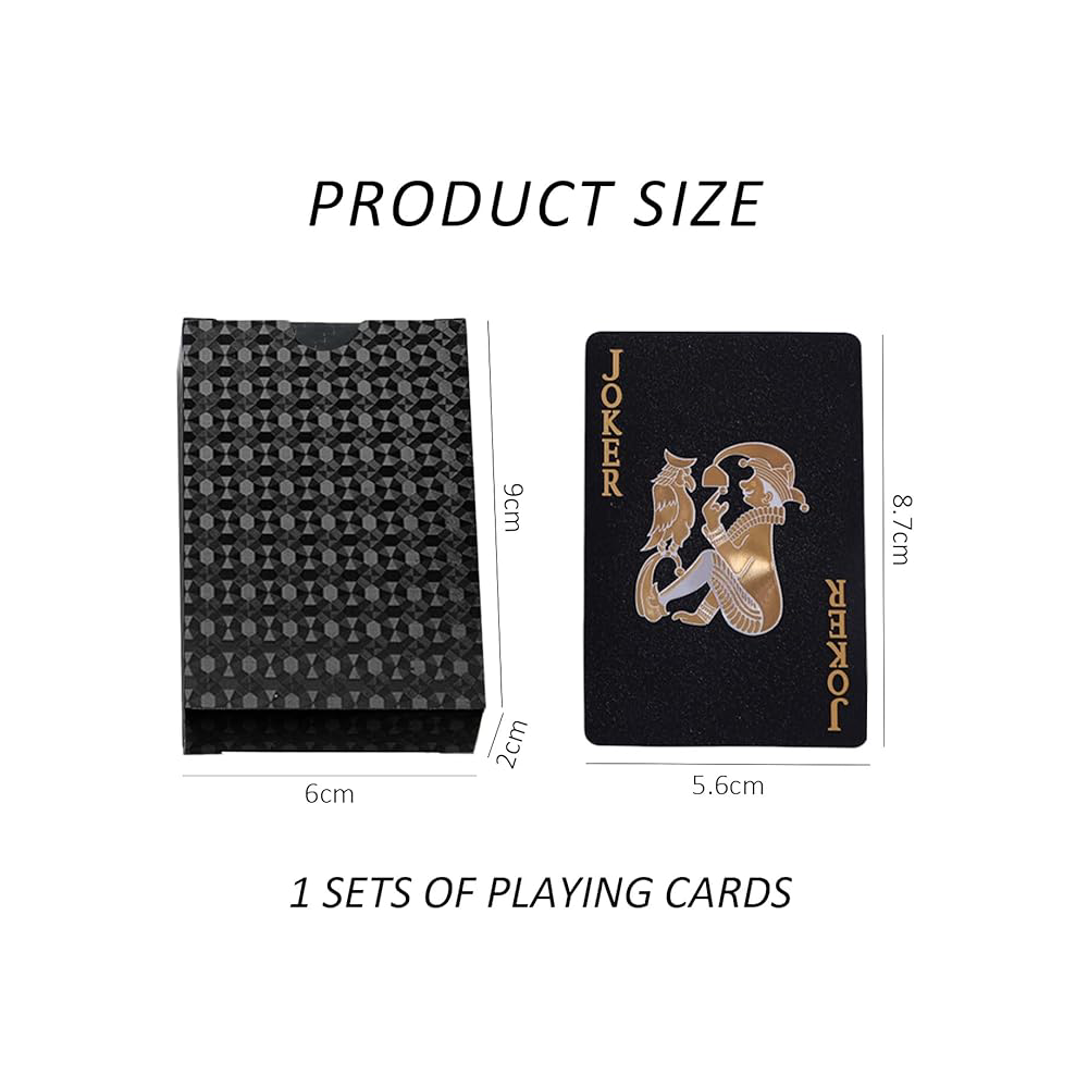 Juego de cartas negro – Detalle de calidad y acabado – NQLN Store