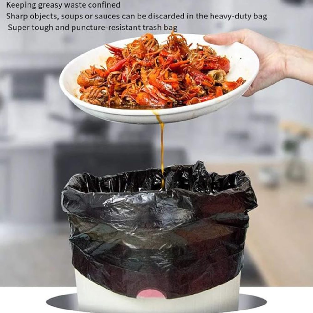 Bolsas de basura de plastico (100 bolsas) – Vista adicional – Disponible en NQLN Store Venezuela