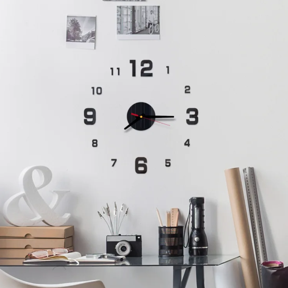 Reloj de pared 3D sin marco – Comprar online en NQLN Store Venezuela con envío a todo el país