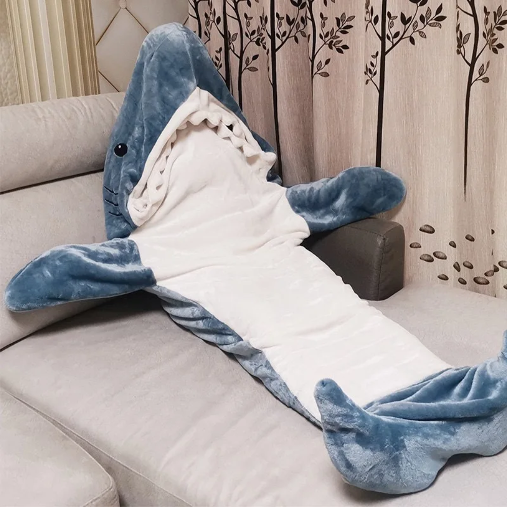 Manta con capucha de tiburón – NQLN Store Venezuela, tienda online con envío a todo el país