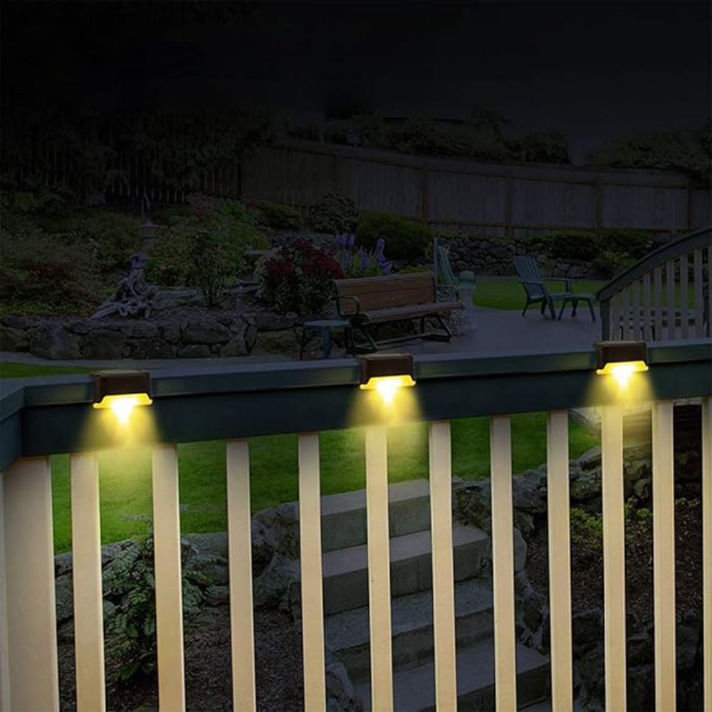 Luces solares LED impermeables (pack de 4) – Vista adicional – Disponible en NQLN Store Venezuela