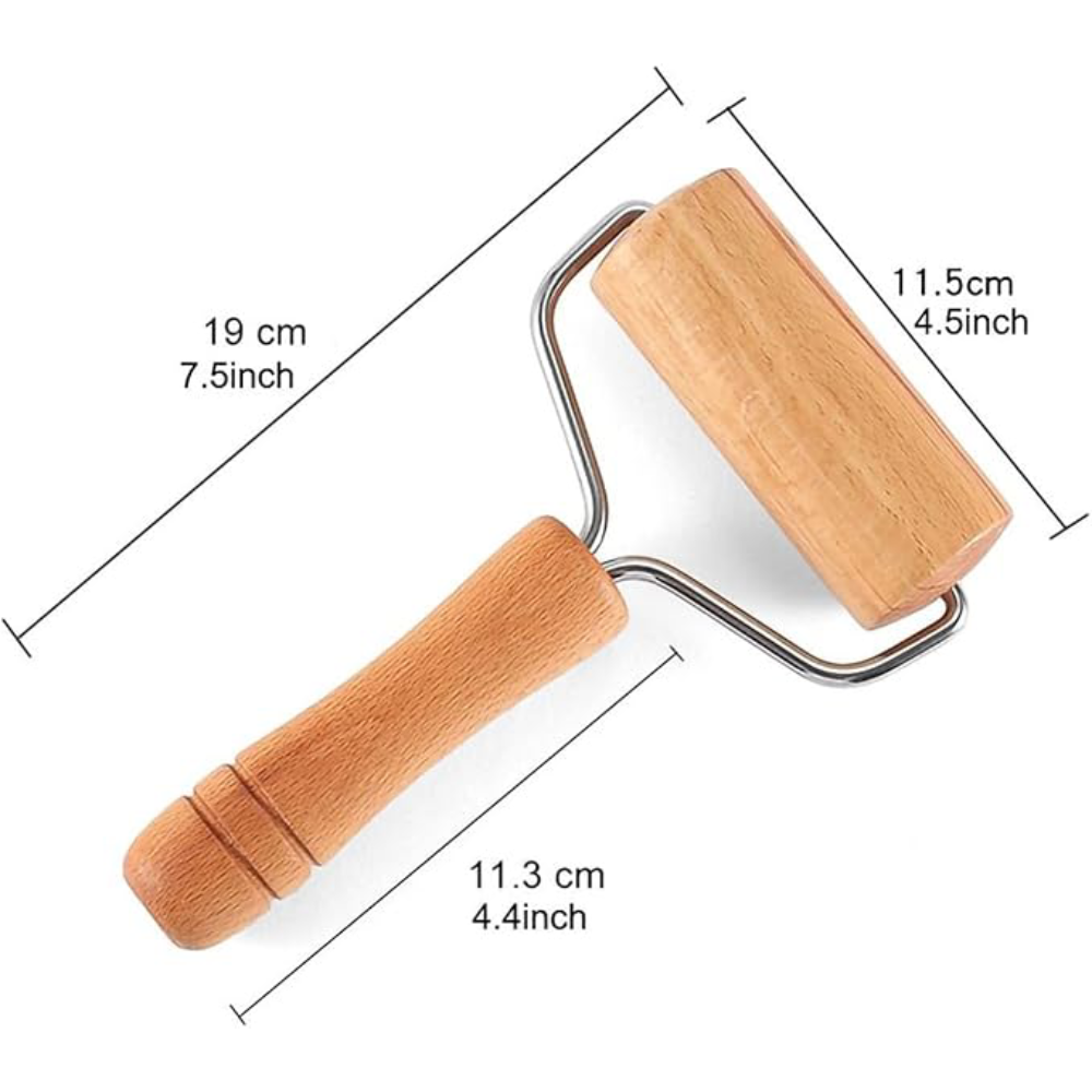 Rodillo de madera para amasar – Vista detalle del producto – NQLN Store