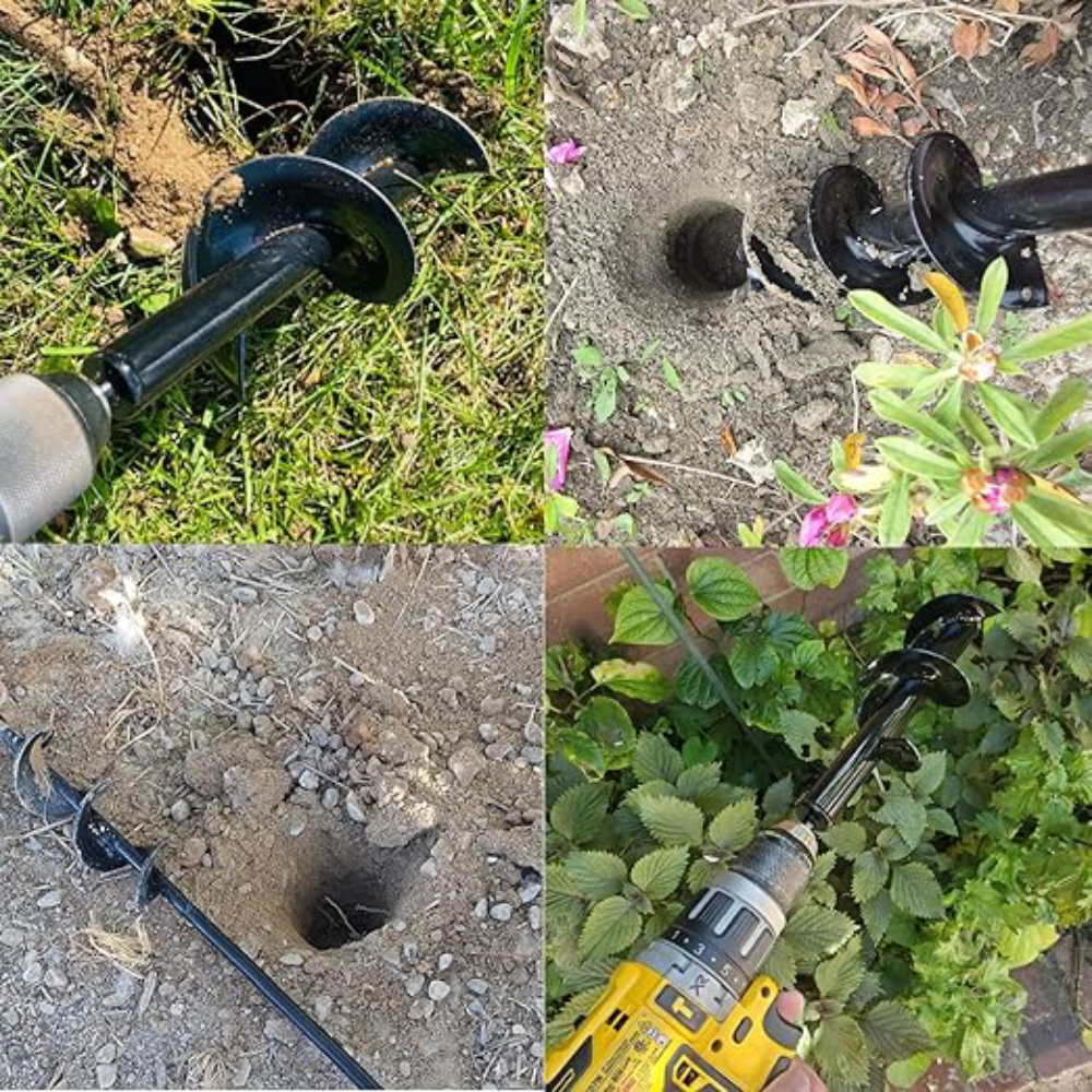 Broca de taladro en espiral para jardin – Disponible en NQLN Store con envío gratis desde $20