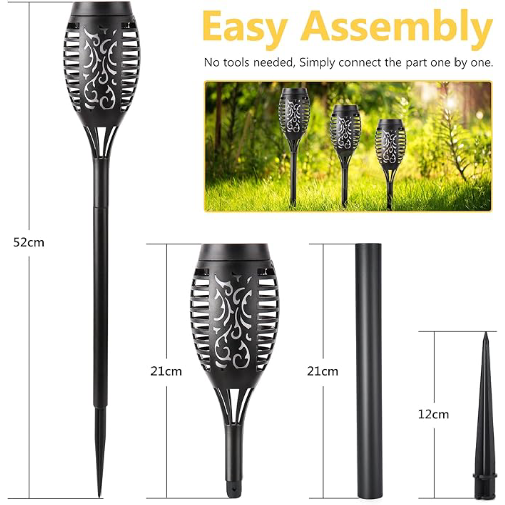 Antorcha Solar Luces Impermeables LED – Disponible en Caracas y Margarita – NQLN Store