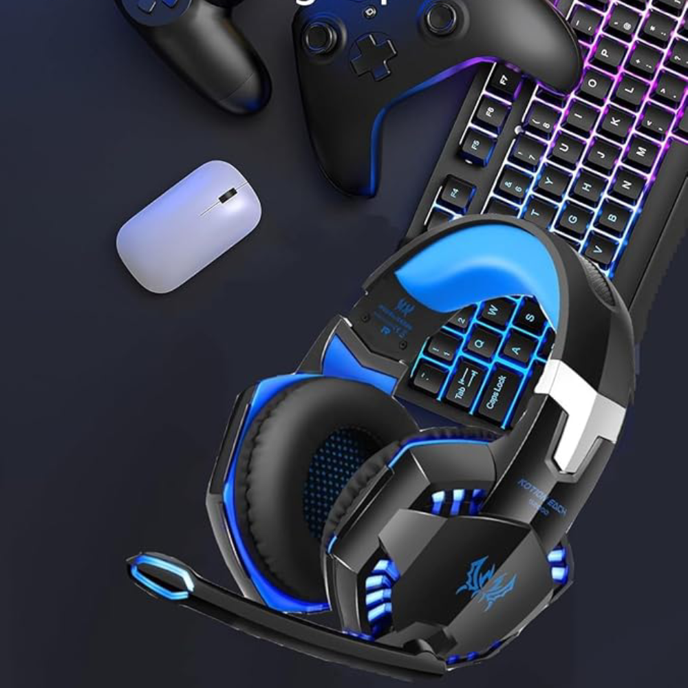 Audifono diseno gamer Bluetooth – Vista detalle del producto – NQLN Store