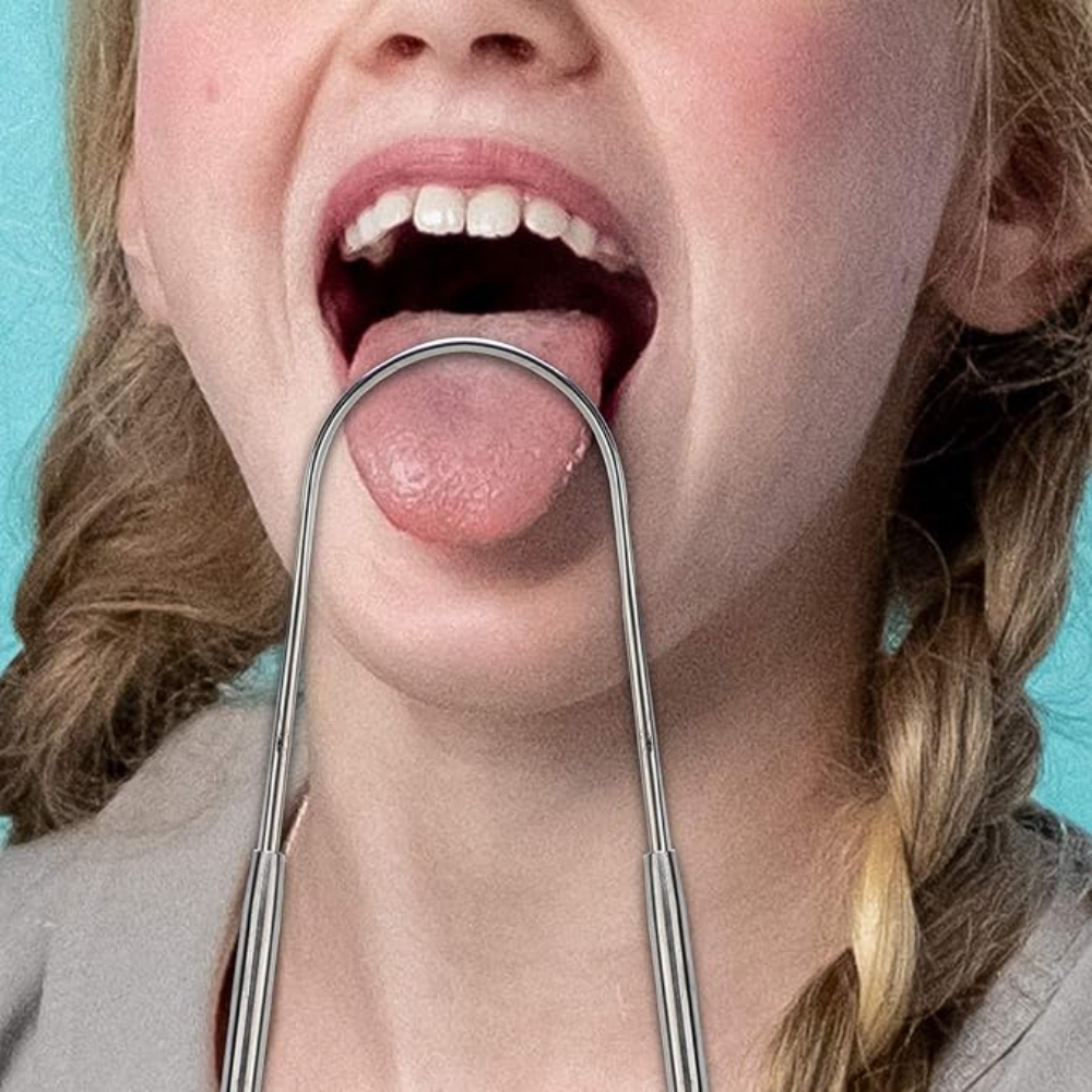 Limpiador De Cepillo De Lengua Con Agarre No Sintético (Set) – Vista detalle del producto – NQLN Store