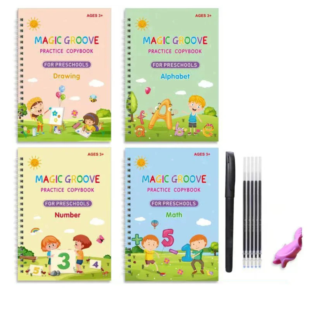 Cuaderno de escritura para niños (pack de 4) – Envío a toda Venezuela – NQLN Store