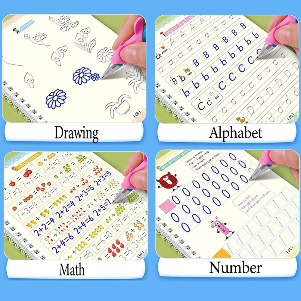 Cuaderno de escritura para niños (pack de 4) – Envío a toda Venezuela – NQLN Store