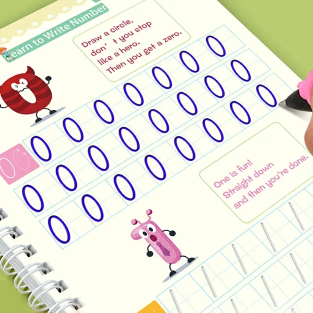 Cuaderno de escritura para niños (pack de 4) – Envío a toda Venezuela – NQLN Store