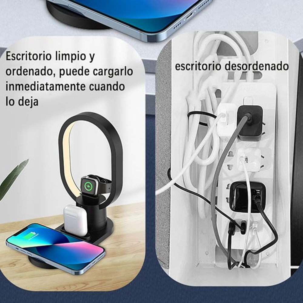 Base De Carga Inalambrica 4 En 1 – Disponible en Caracas y Margarita – NQLN Store