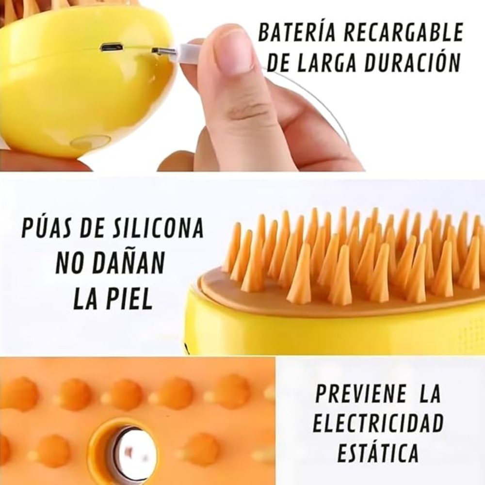 Cepillo con vapor multifuncional para Gatos – Tienda online NQLN Store Venezuela