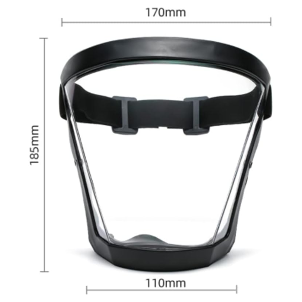 Protector facial con antivaho de cara – Vista de cerca del producto – NQLN Store
