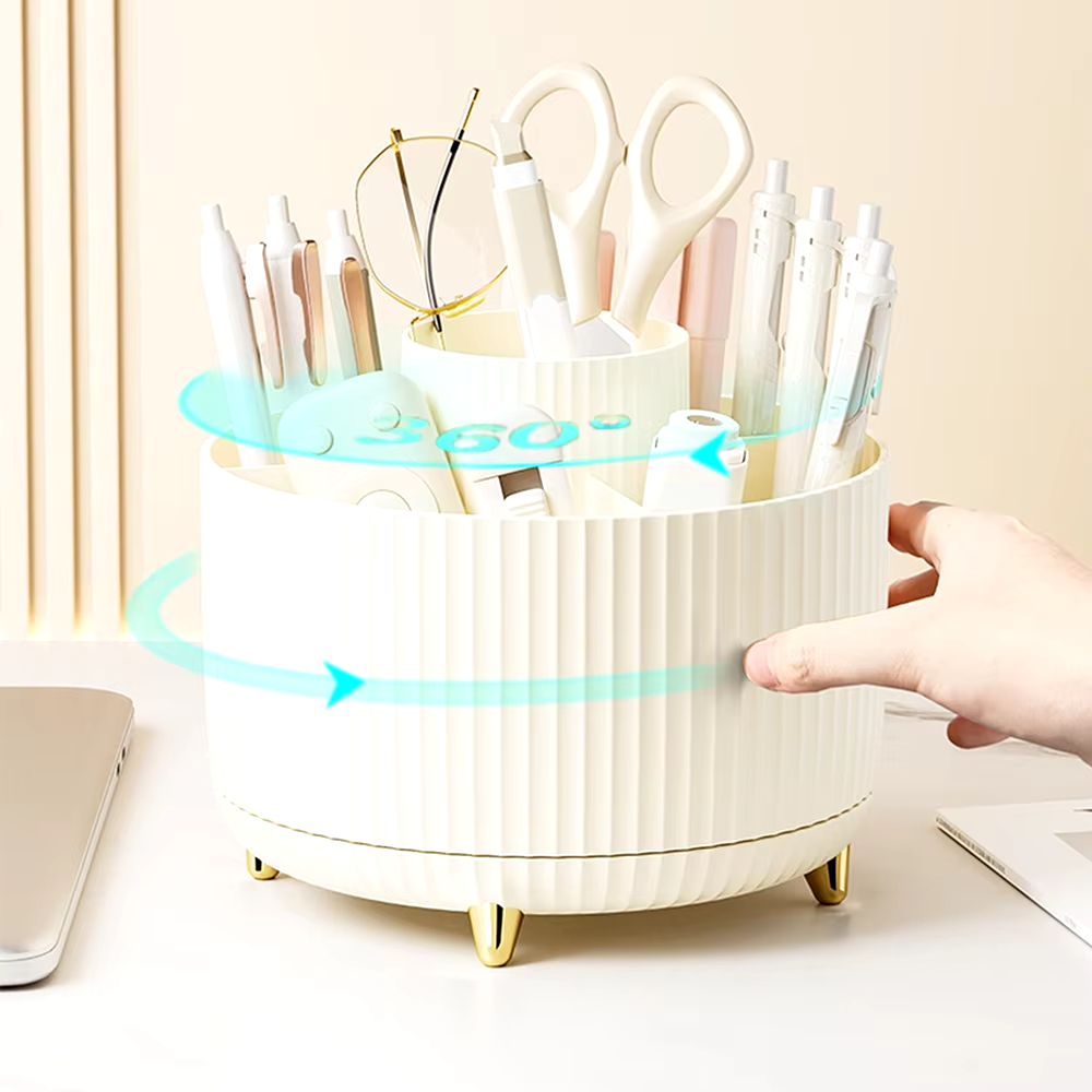 Soporte giratorio para brochas de maquillaje de 360 – Detalle de calidad y acabado – NQLN Store