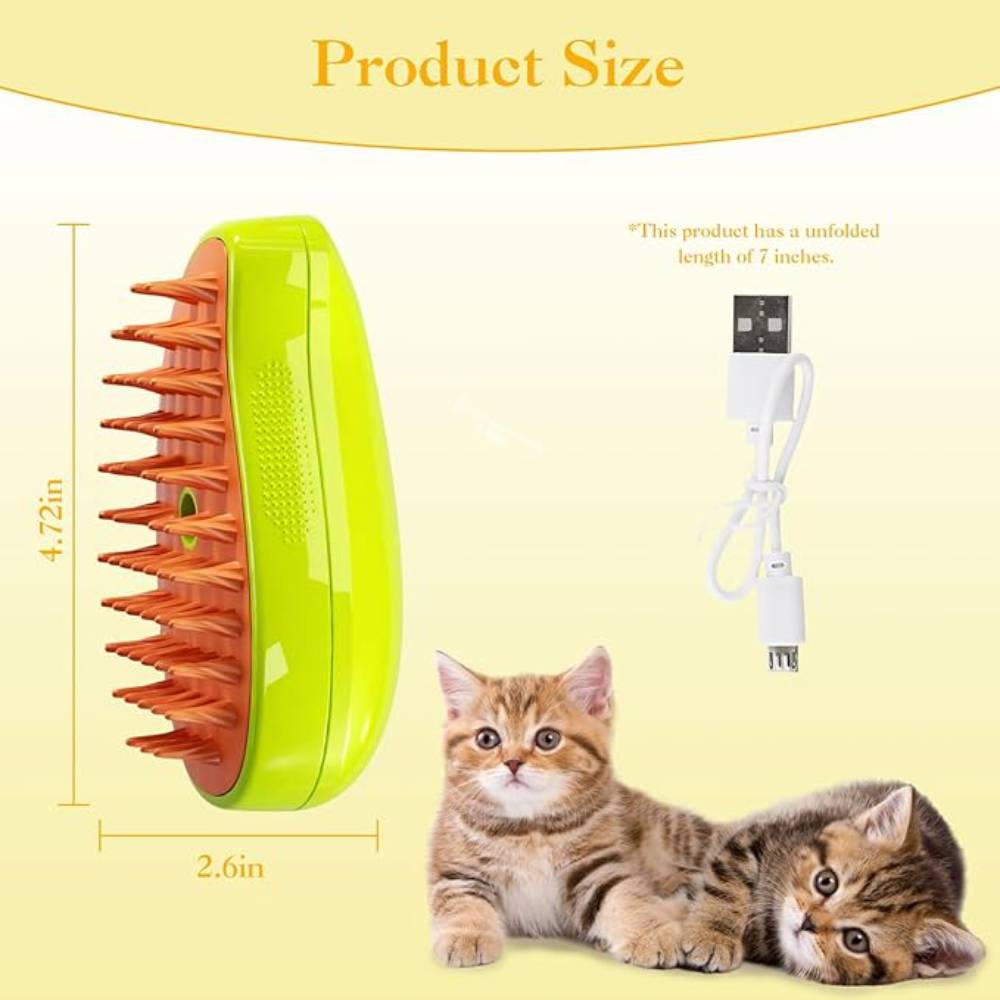Cepillo con vapor multifuncional para Gatos – Detalle y presentación – NQLN Store Venezuela
