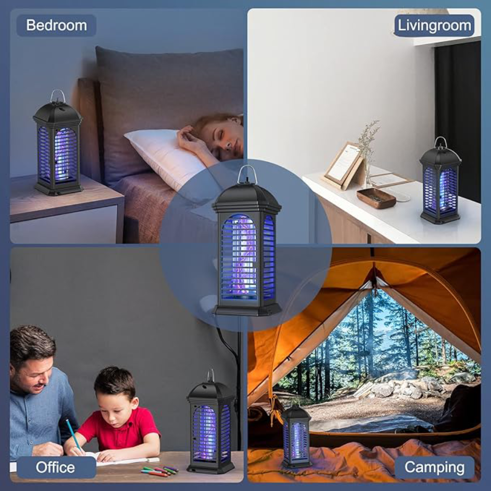 Lampara Exterminador de insectos – Vista de cerca del producto – NQLN Store