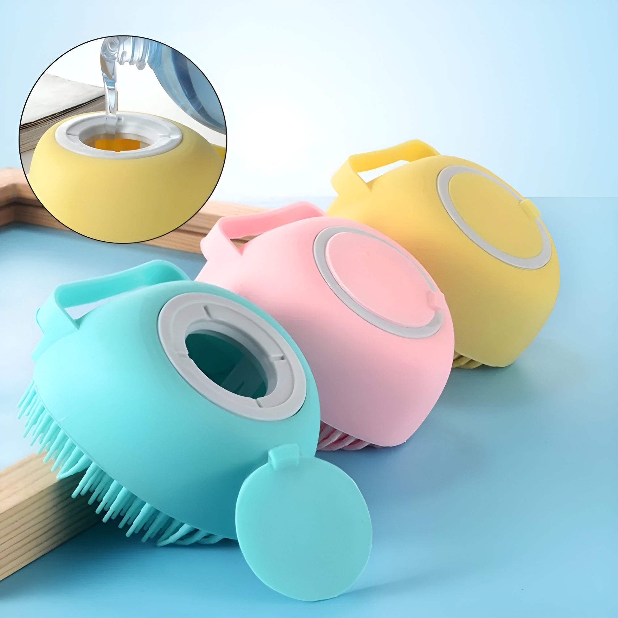 Cepillo de Silicona Exfoliante para perro – Envío a toda Venezuela – NQLN Store