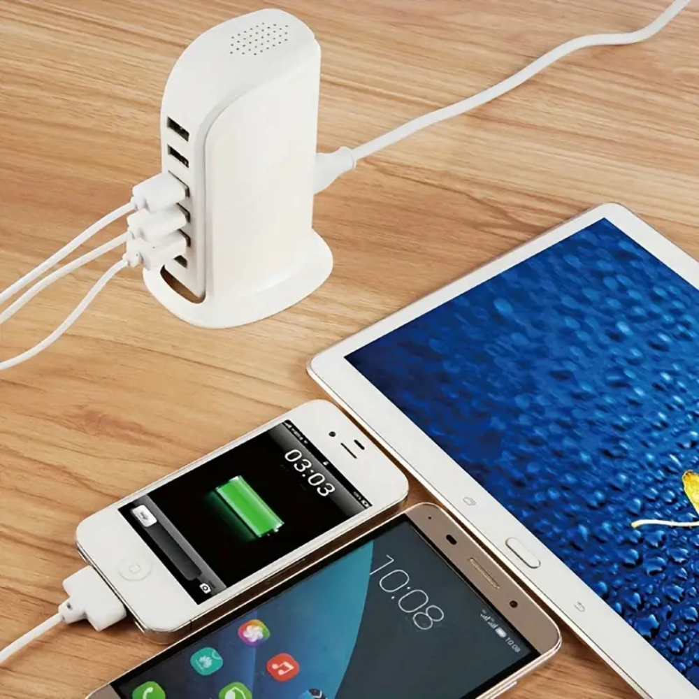 Cargado USB De 5 puertos y 1 tipo C – NQLN Store Venezuela, tienda online con envío a todo el país