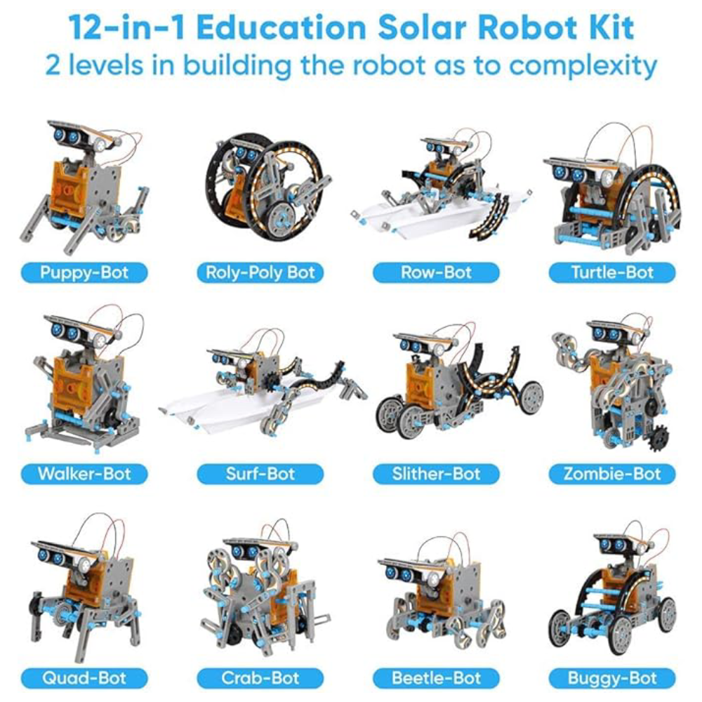 Robot de juguete solar didáctico – Envío a toda Venezuela – NQLN Store