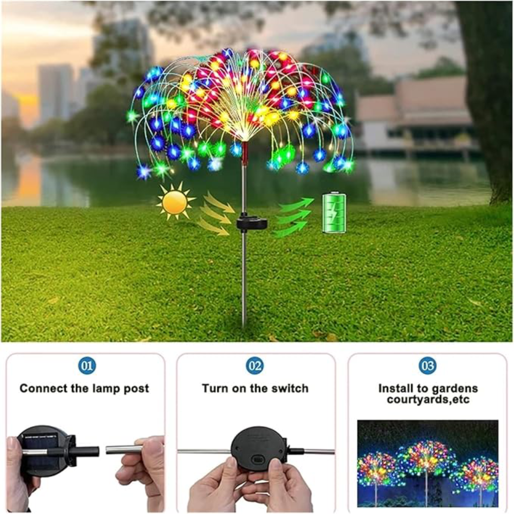 Luces solares LED para jardín – Envío a toda Venezuela – NQLN Store