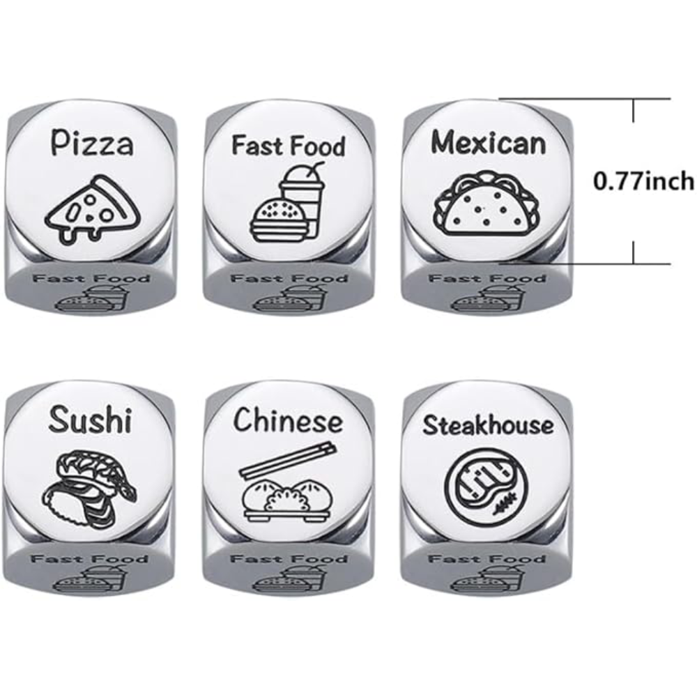 Dados para decidir comida(1und) – Comprar al mejor precio en NQLN Store Venezuela
