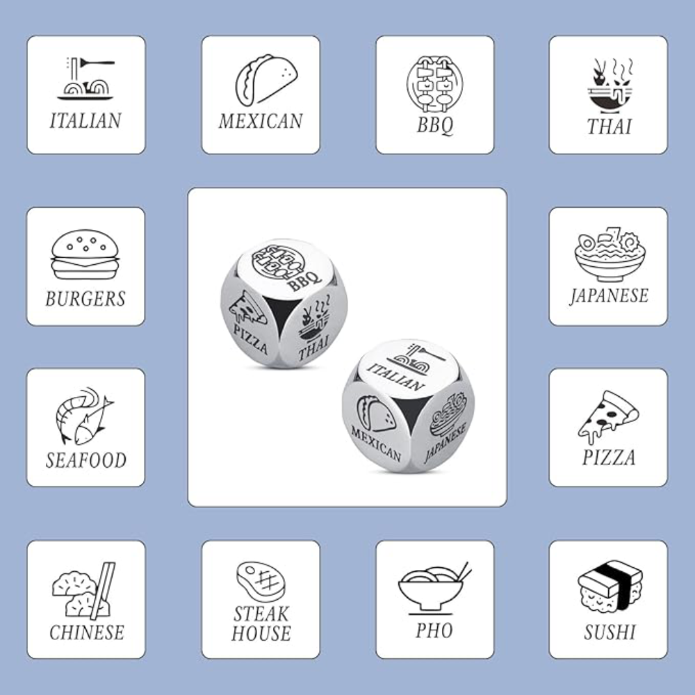 Dados para decidir comida(1und) – Vista detalle del producto – NQLN Store