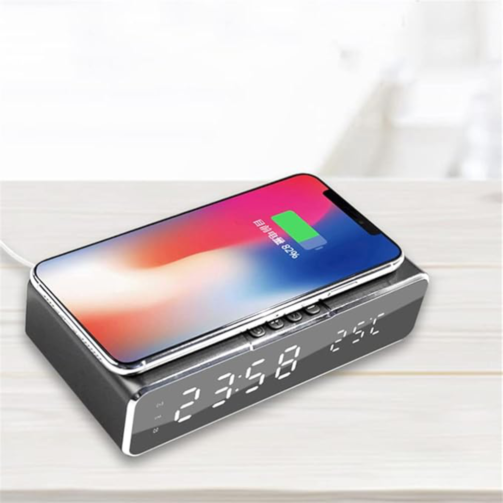 Reloj Despertador Digital con carga inalámbrica – Al mejor precio en NQLN Store Caracas y Margarita