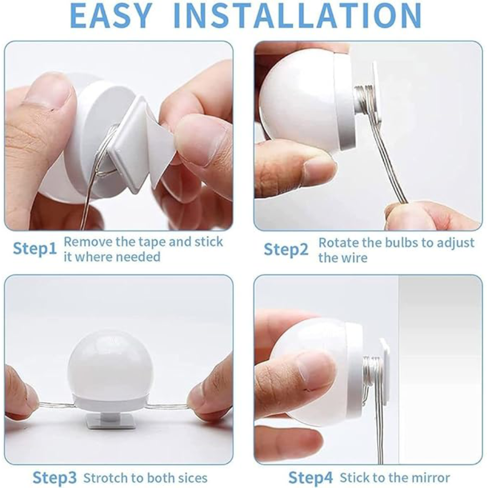 Luz de espejo LED con iluminación USB – Envío a toda Venezuela – NQLN Store