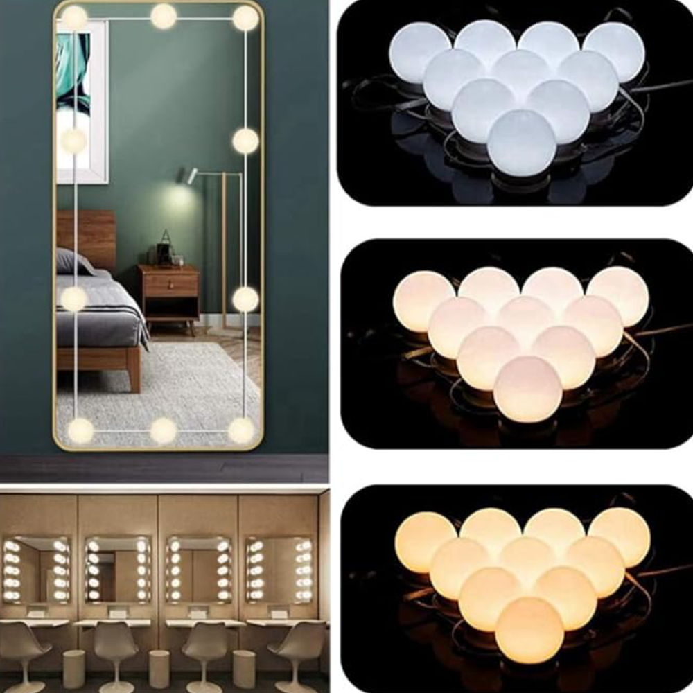 Luz de espejo LED con iluminación USB – NQLN Store Venezuela, tienda online con envío a todo el país
