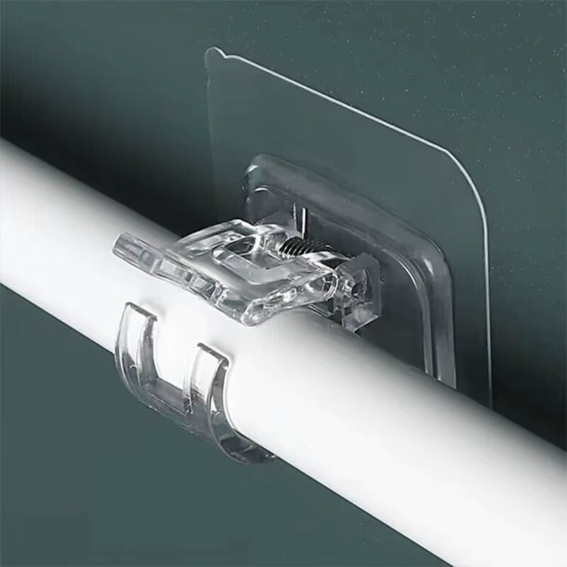 Soporte Autoadhesivo para Cortinas (Pack de 10) – Vista adicional – Disponible en NQLN Store Venezuela
