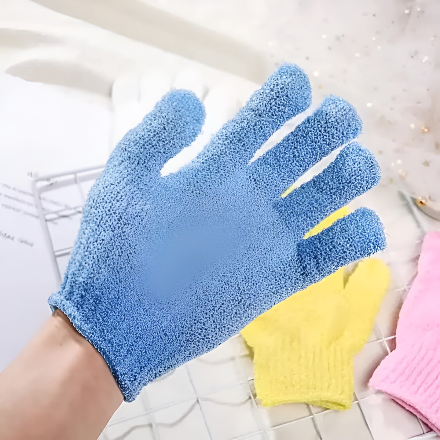 Guante de baño exfoliantes para ducha – Tienda online NQLN Store Venezuela