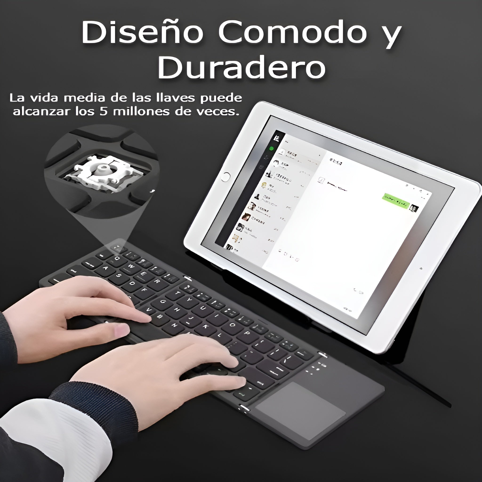 Mini Teclado Plegable con Bluetooth – Comprar al mejor precio en NQLN Store Venezuela