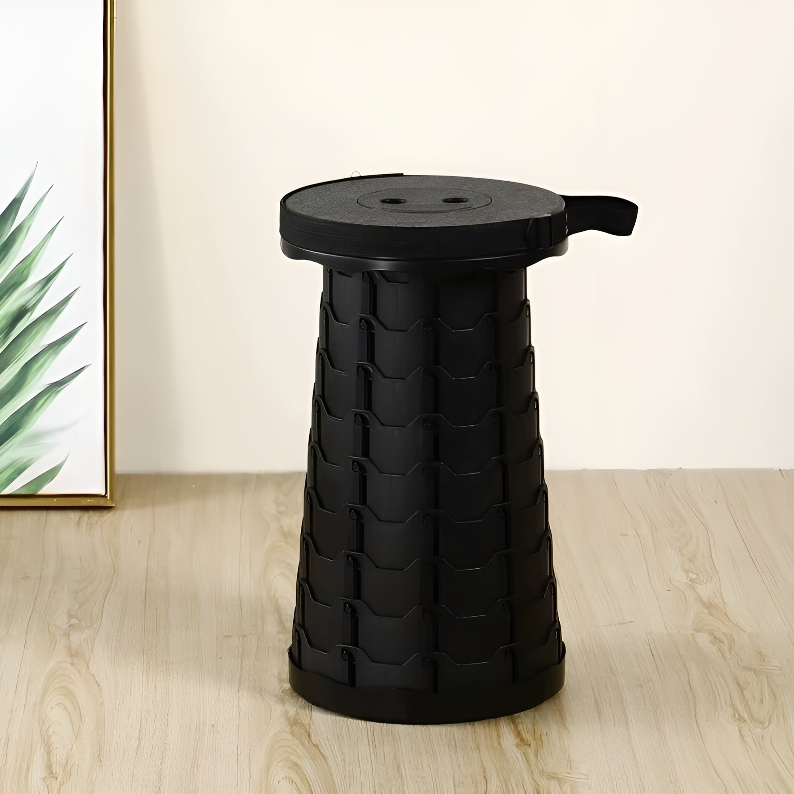 Taburete plegable flexible y portátil en forma de disco – Tienda online NQLN Store Venezuela